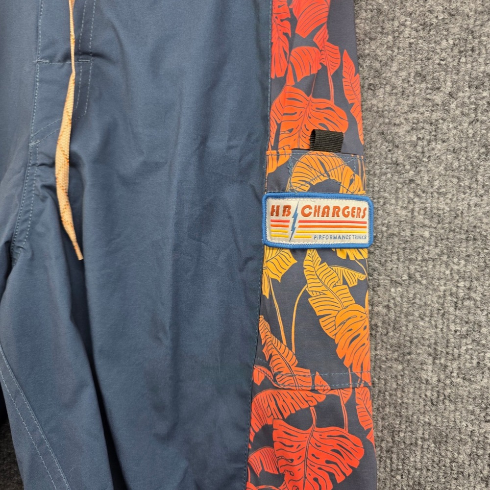 Howler Brothers HB Chargers Board Shorts Mens 33 Blue Tropical Floral - Picture 2 of 8